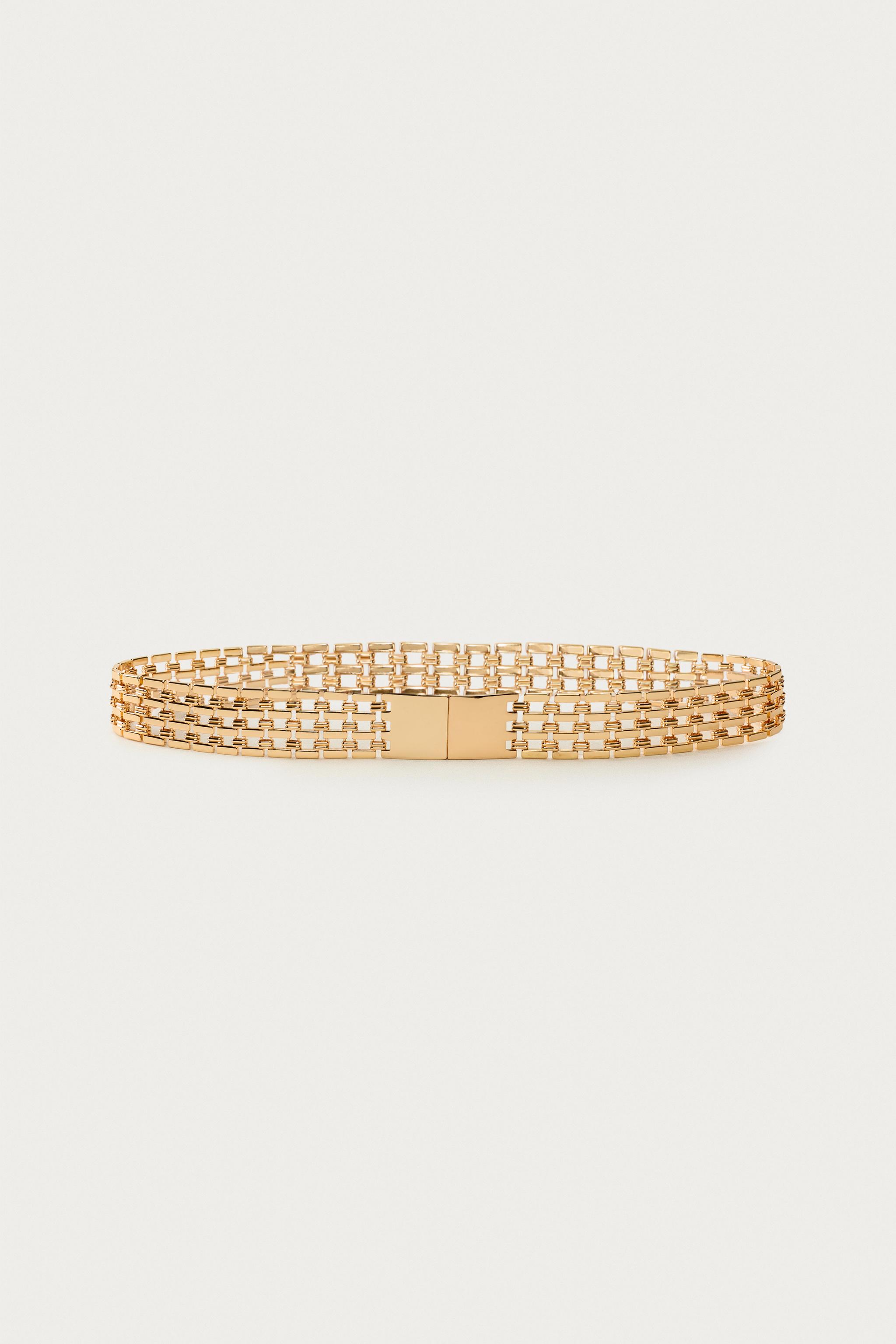 MARISA BERENSON X ZARA METAL CHAIN BELT